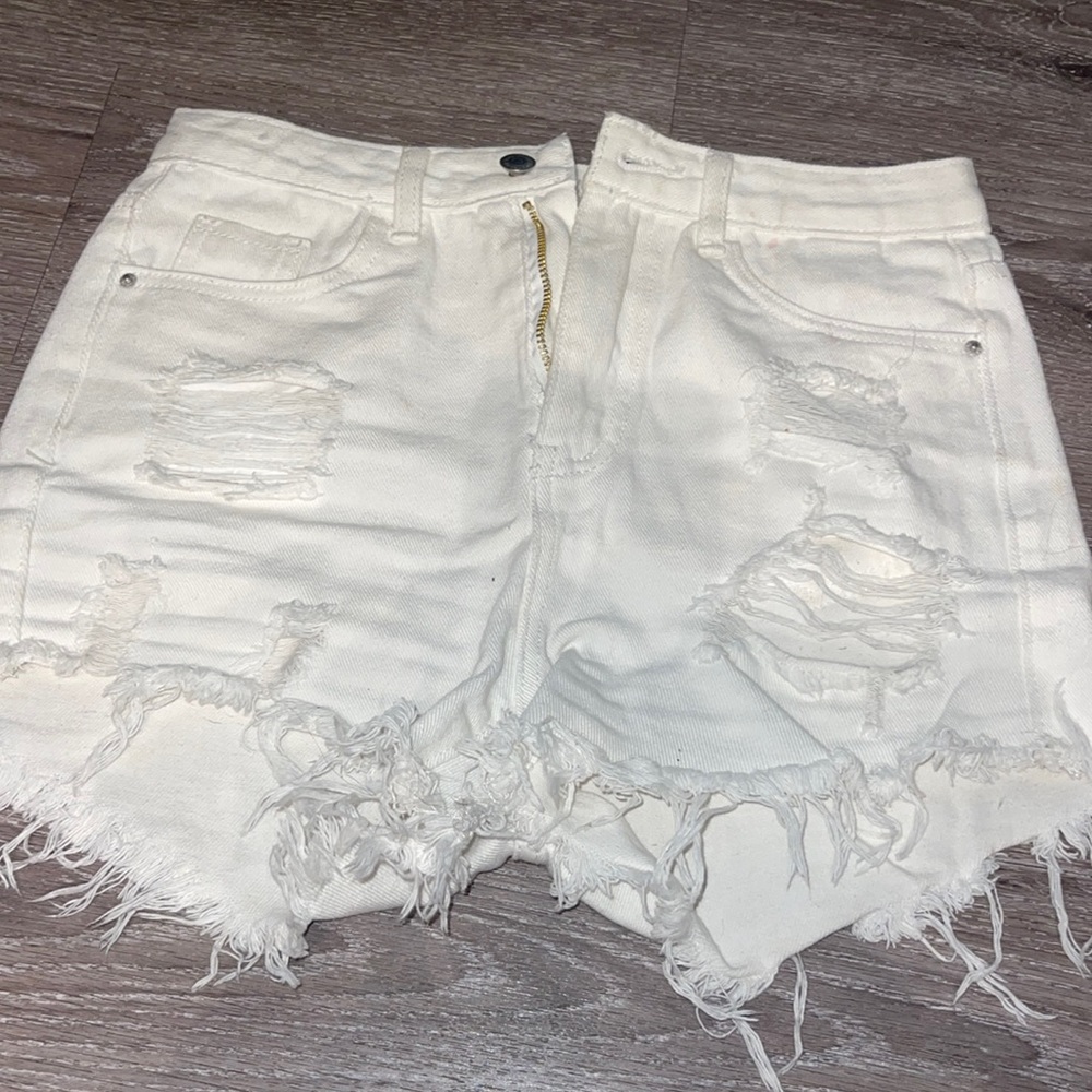 White shorts